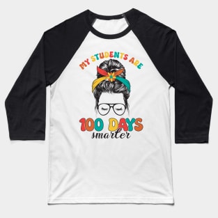 My students are 100 days smarter Baseball T-Shirt